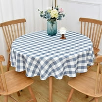 Gingham Tablecloth Rectangle Table Cloth Heavy Duty Cotton Checkered Table Cover for Spring Picnic Kitchen Dining(C-Sage Green, 60x70 inch)