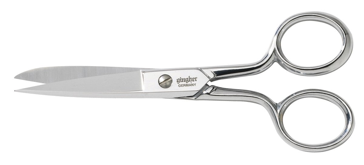Gingher 220280-1001 Sewing Scissors, 5-Inch, Industrial Pack
