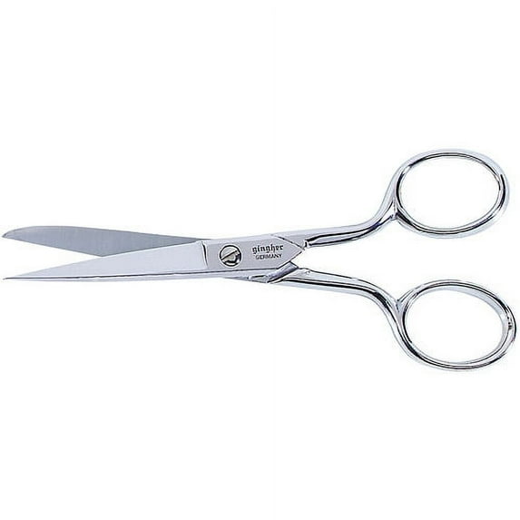 Gingher 5" Knife Edge Sewing Scissors, Silver