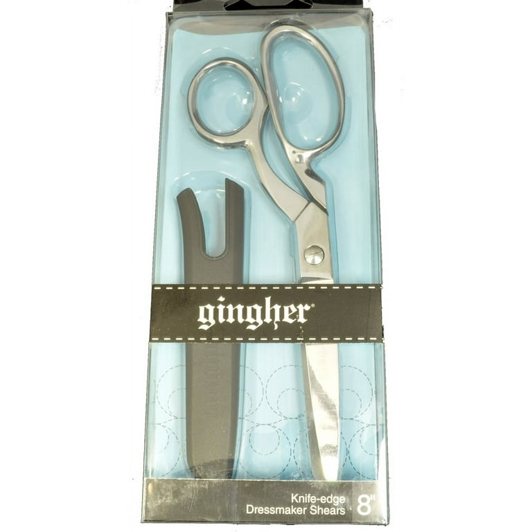 Gingher 8in Serrated/Knife Edge Dressmaker's Shears BLUNT Tip