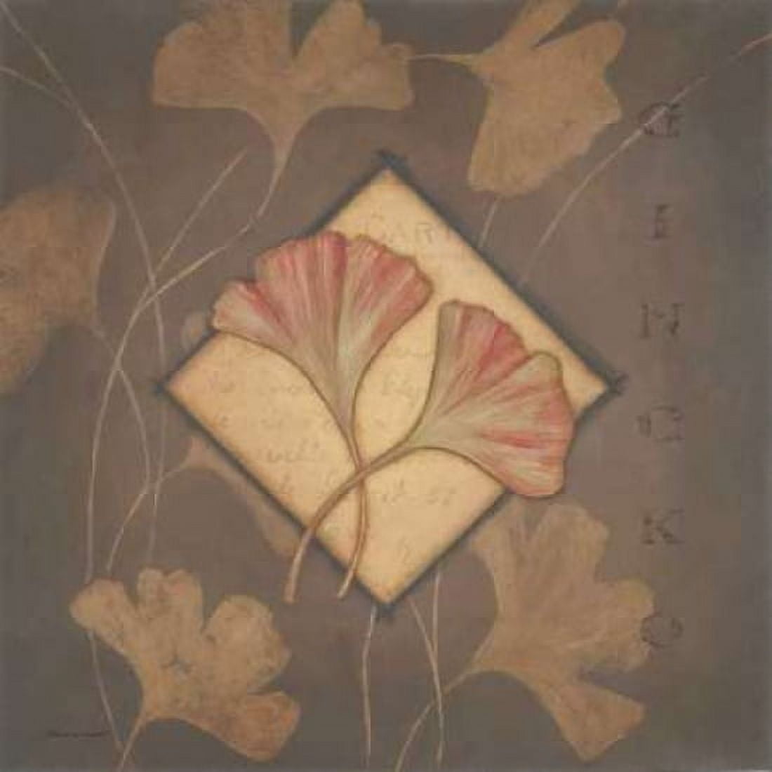 Gingko Canvas Art - Stephanie Marrott (24 x 24)
