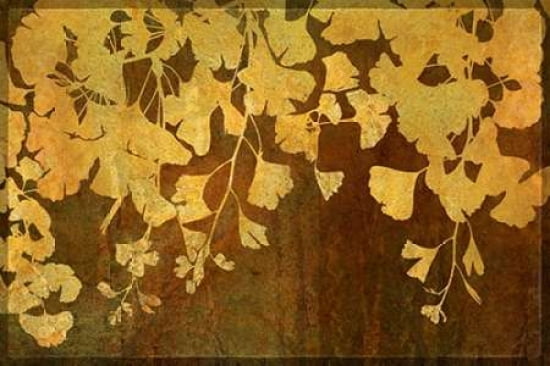 Gingko Golden Canvas Art - Cora Niele (24 x 36)