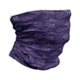 thumbnail image 1 of Gingko Neck Gaiter, Psychedelic Biloba Tree Leaf, Unisex, Violet Dark Purple, by Ambesonne, 1 of 3