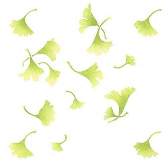 Gingko Wallpaper Wall Stencil SKU #2691 by Designer Stencils