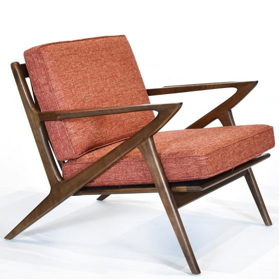 Gingko Zach Wood And Polyester Blend Fabric Accent Chair ZCH-1100-PIC