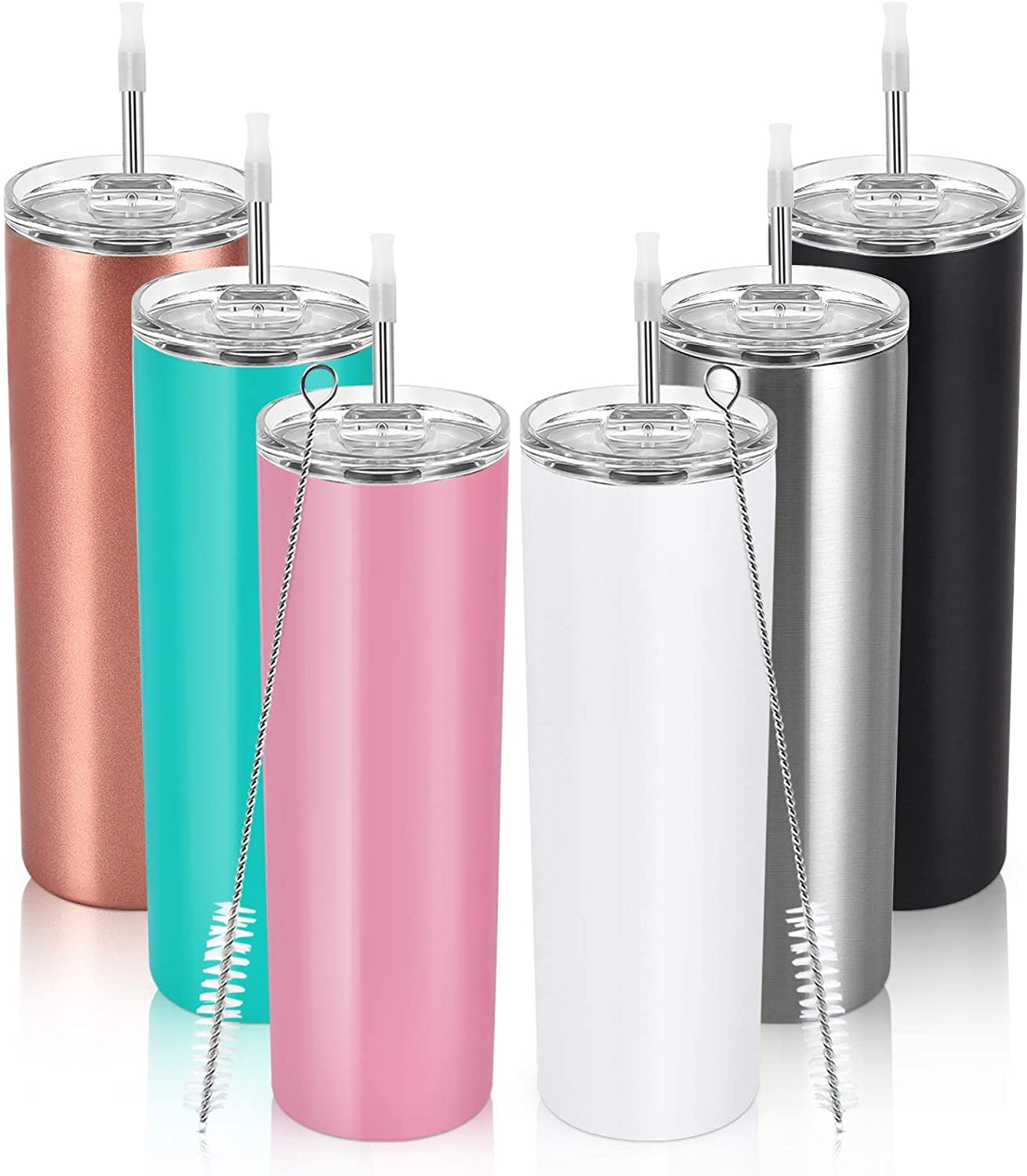 https://i5.walmartimages.com/seo/Gingprous-20oz-Stainless-Steel-Skinny-Tumbler-6-Pack-Double-Wall-Insulated-Tumblers-Lid-Straw-Water-Tumbler-Cup-Slim-Vacuum-Travel-Coffee-Wine-Drinks_5afe2fd2-630a-4298-8408-8a845ab8f95e.3423a25f03a5288f13c492f0286b491b.jpeg