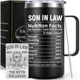 thumbnail image 1 of Gingprous Coffee Mug Gifts for Son in Law,Insulated Coffee Mug, Insulated Coffee Mug with Lid, Son in Law Great Gifts, 1 of 7