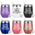 thumbnail image 1 of Gingprous Coworker Gifts Coworker Wine Tumblers Set 12oz Don't Have To Be Crazy To Work Here Insulated Wine Tumblers Bulk, 1 of 6