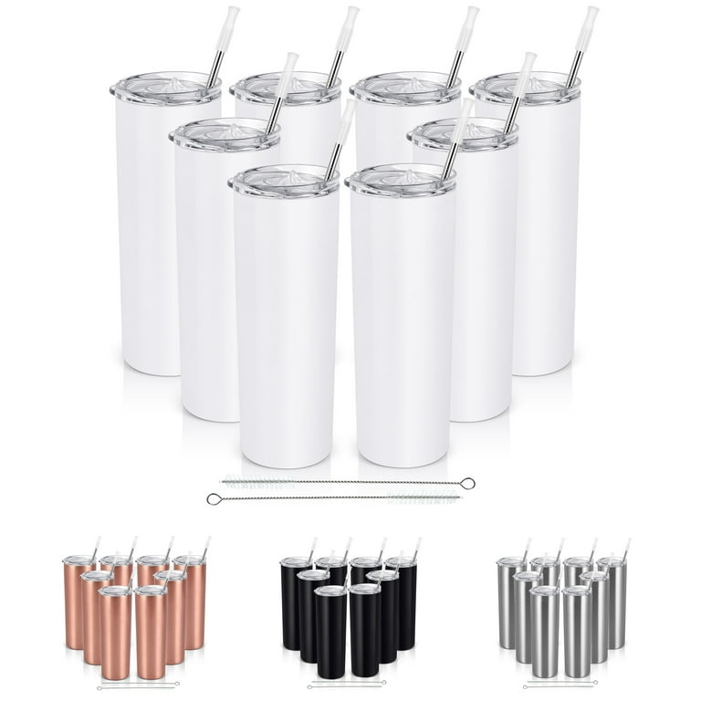 https://i5.walmartimages.com/seo/Gingprous-8-Pack-Stainless-Steel-Skinny-Tumblers-with-Lid-Straw-20-oz-Vacuum-Tumbler-White_41fc2f35-75fa-4355-9614-a4b87ccf23e2.199d3b4bf54eb84c4e9969c3c929fa71.jpeg?odnHeight=768&odnWidth=768&odnBg=FFFFFF