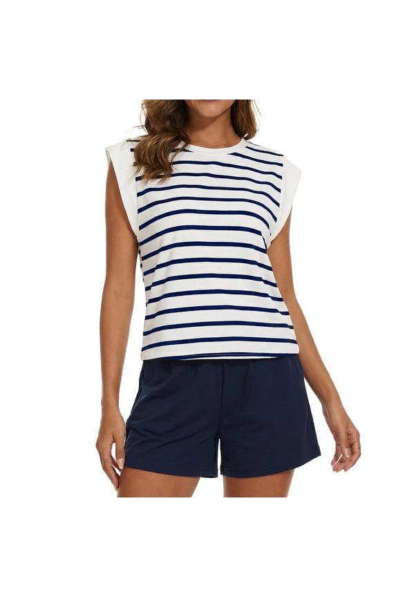 Women's Sports and Leisure 2-piece Lightweight Hooded Sleeve Top Paired with Elastic Waist Casual Shorts