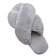 thumbnail image 1 of Ginisom Women's Fuzzy Slippers Cross Band Fluffy Open Toe House Slide Slipper, 1 of 6