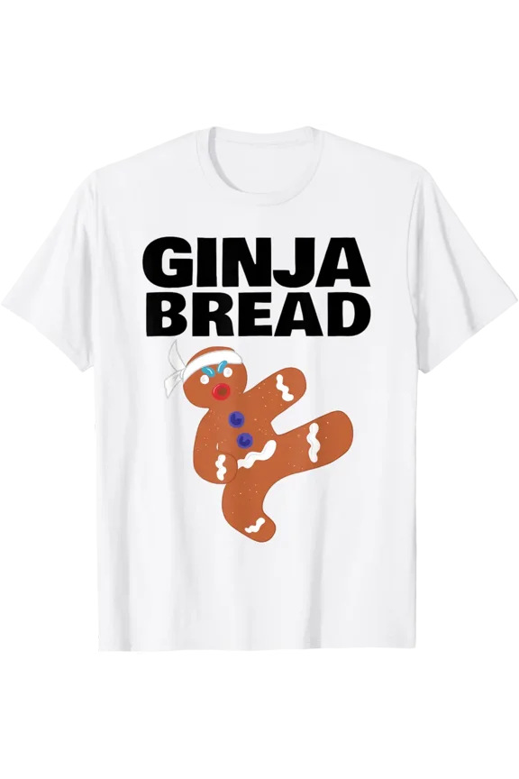 Ginja Bread Man Ninja Gingerbread Man T-Shirt