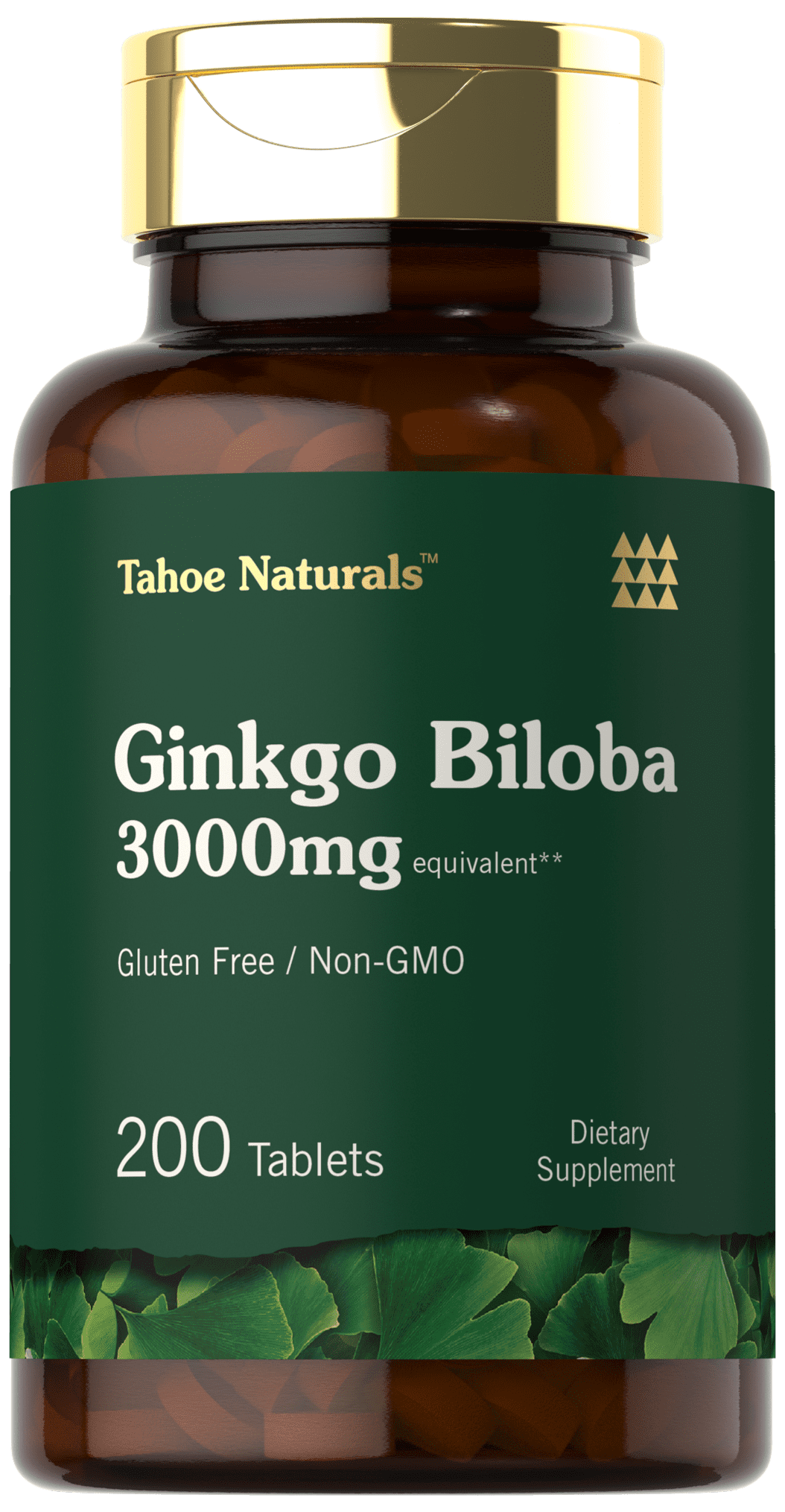 Ginkgo Biloba 3000mg 200 Tablets Vegetarian, NonGMO & Gluten Free