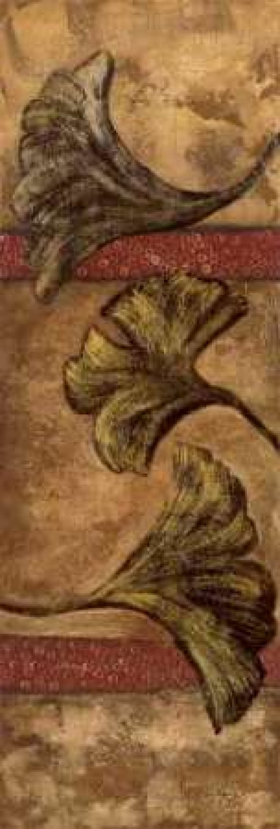 Ginkgo I Canvas Art - John Kime (8 x 24)