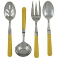thumbnail image 1 of Le Prix 4-Piece Hostess Serving Set, Mimosa Yellow, 1 of 7