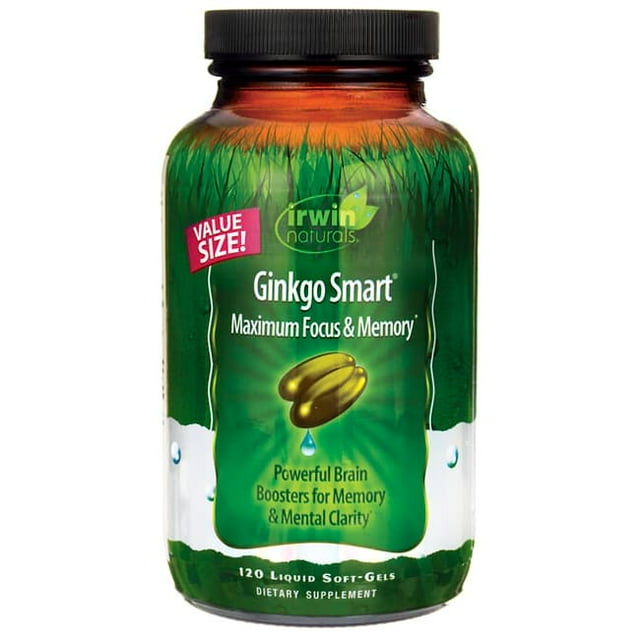 Ginkgo Smart Supplement - Extra Strength Maximum Focus & Memory with