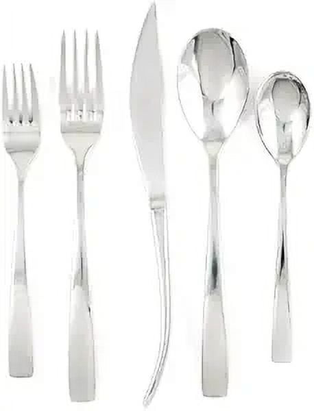 President 42-Piece Stainless Steel Flatware Set with Mirror Finish