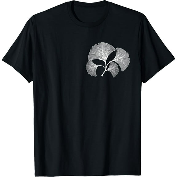 Ginkgo leaves T-Shirt men and women can wear, black, white, gifts