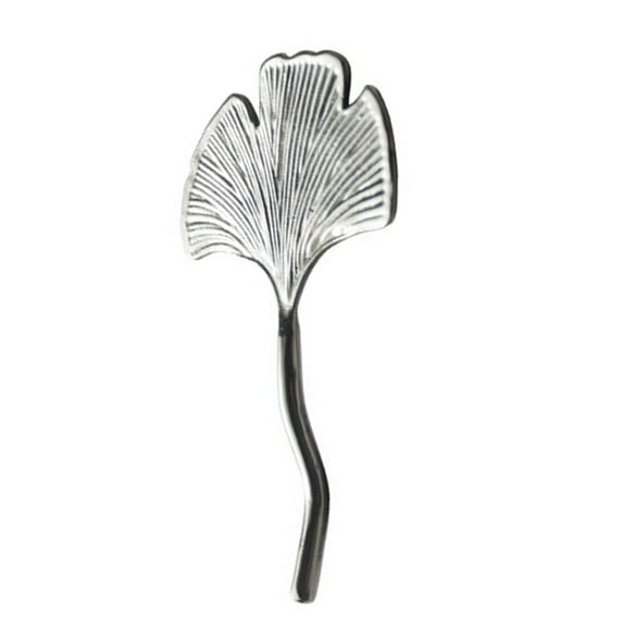 Ginkgos Leaf Stainless Steel Chopstick Rest Tableware Holder Spoon and Fork Stand Tabletop Organization Accessories
