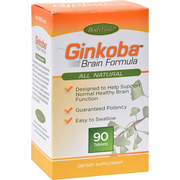 Ginkoba Tablets Dietary Supplement 90 ea (Pack of 4)