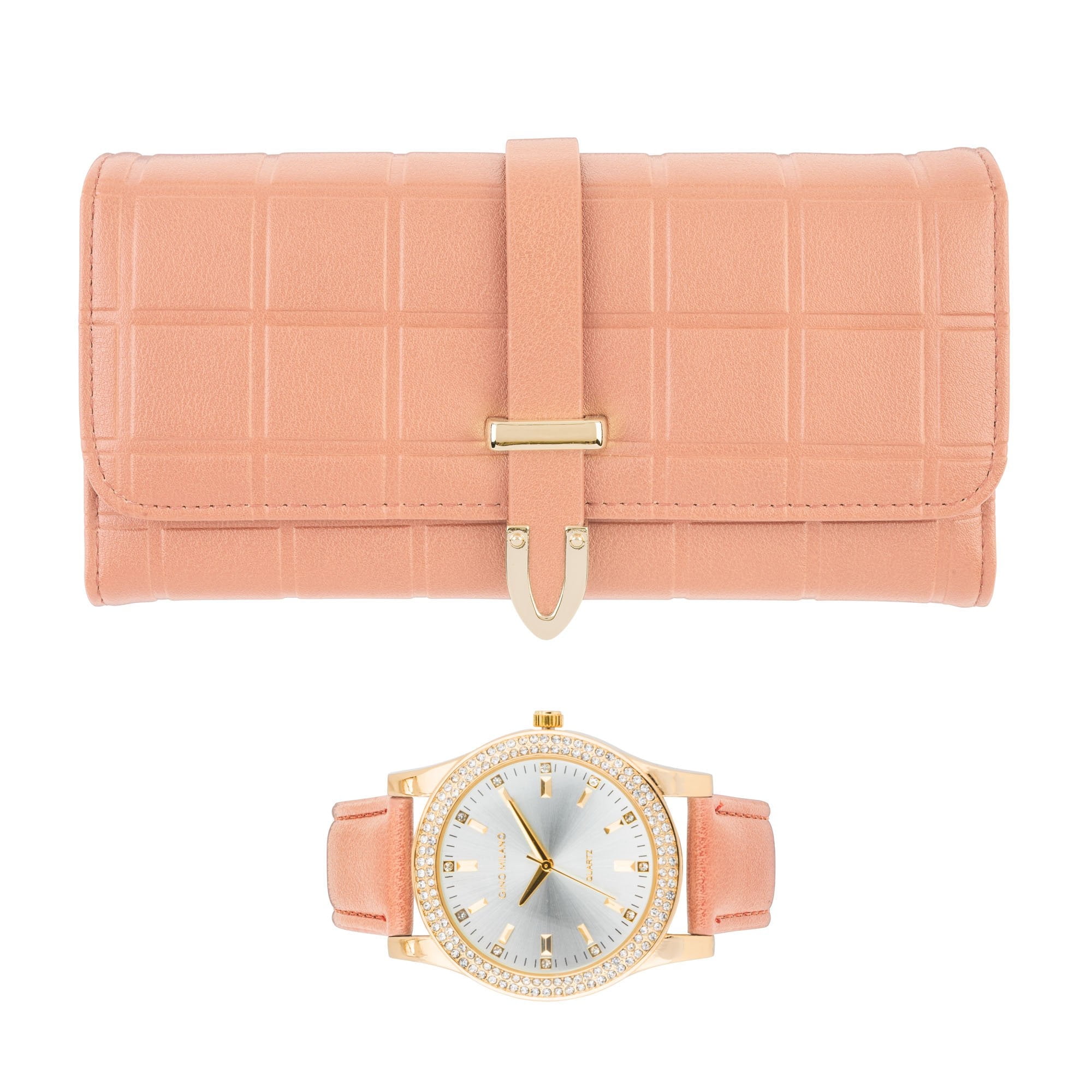 Gino milano watch top and wallet set