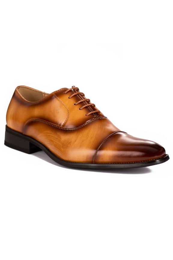 Lace-up Cap Toe Dress Shoes