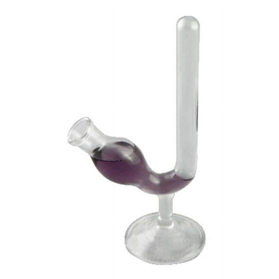 Ginsberg Scientific Footed Bulb Fermentation Tube, 12 mm Dia x 100 mm Evolution Tube, Flint Glass
