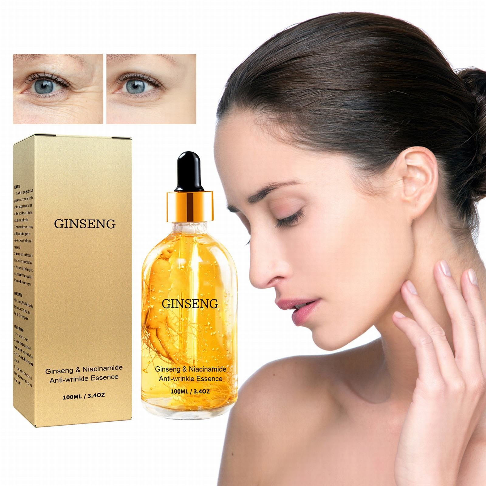 Ginseng Care Firms The Face Lightens Eyes Fine Lines Moisturizes Skin