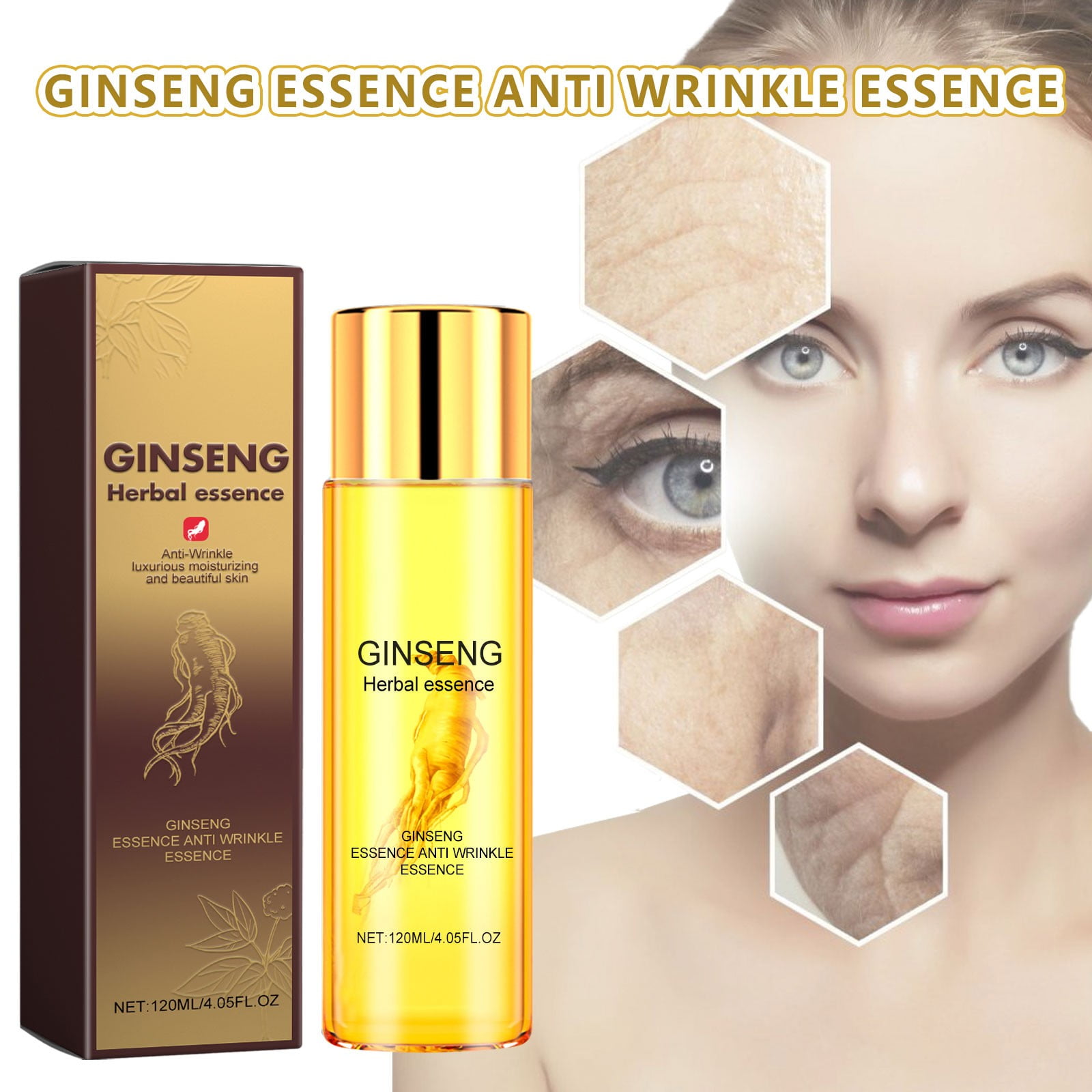 Ginseng Essence Liquid Essence Oil Moisturizing Antiwrinkle Essence Water Moisturizing