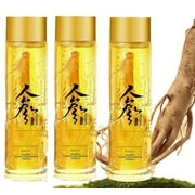 Ginseng Extract Liquid, Ginseng Extract Anti-Wrinkle Original Serum Oil, Ginseng Essence for Anti Aging, Moisturizer, Fighting Collagen Loss, Reduces Wrinkles, Improves Sagging (3 bottles)
