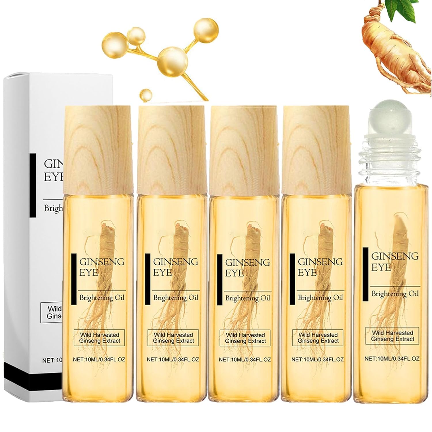 Ginseng Eye Roller, Ginseng Eye Oil Roll On, Ginseng Under Eye Oil