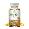 thumbnail image 1 of Ginseng + Ginkgo Biloba Supplements,Support Brain Memory & Focus,Energy & Immune System,120 Capsules, 1 of 7