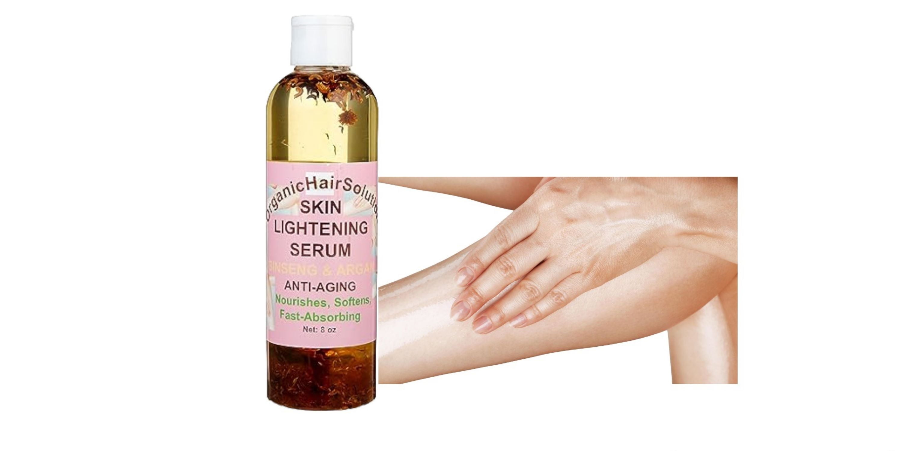 Ginseng Skin SERUM WITH Natural EXFOLIATING-Nourishing Body Oil-Skin Moisturizer-After Shower Oil. Skin Hydrating Oil- Body Oils For Dry Skin - skin softener, Massage Oil (8oz)