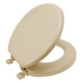 thumbnail image 1 of Ginsey Round Soft Cushion Toilet Seat, Champagne, 1 of 10