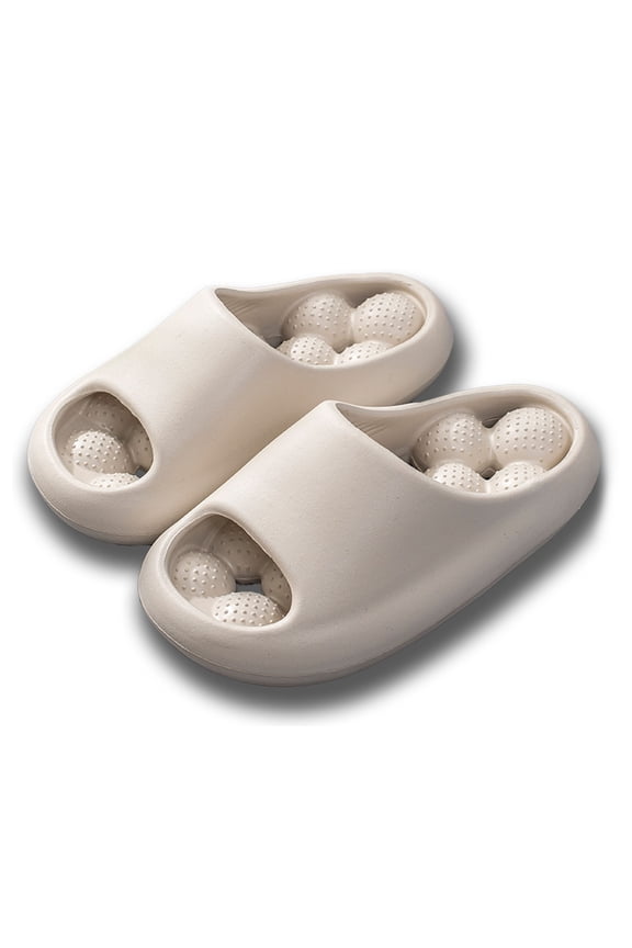 Bubble Massage Slides Slippers for Women Men Non Slip Quick Drying Bathroom Shower Slippers