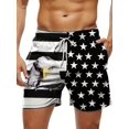 thumbnail image 1 of Ginsiom Mens Swim Trunks American Flag Quick Dry Board Shorts Swimwear Beach Shorts, 1 of 6