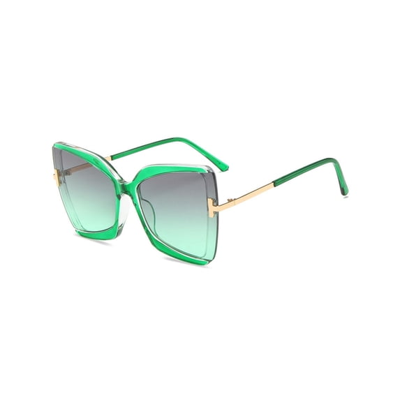 Ginsiom Trendy Oversized Square Sunglasses for Women Cat Eye Butterfly Womens Sun Glasses