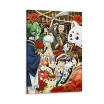 Gintama Poster Anime Japanese Wall Art Picture Painting Poster Canvas Print Posters Artworks Bedroom Living Room Decor 08x12inch(20x30cm)