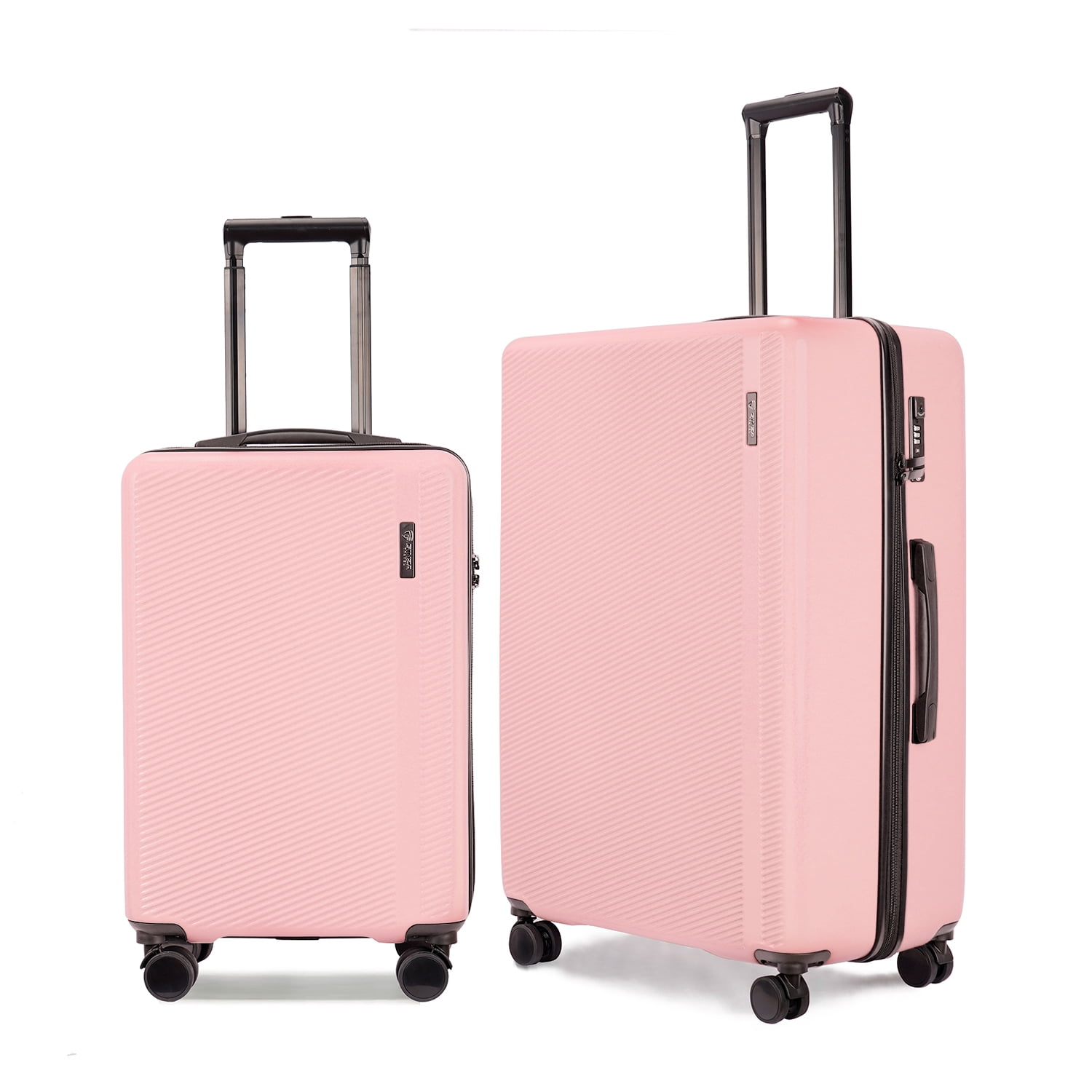 Ginza Travel 2 Piece Luggage Sets ABS Hardshell Hardside Lightweight