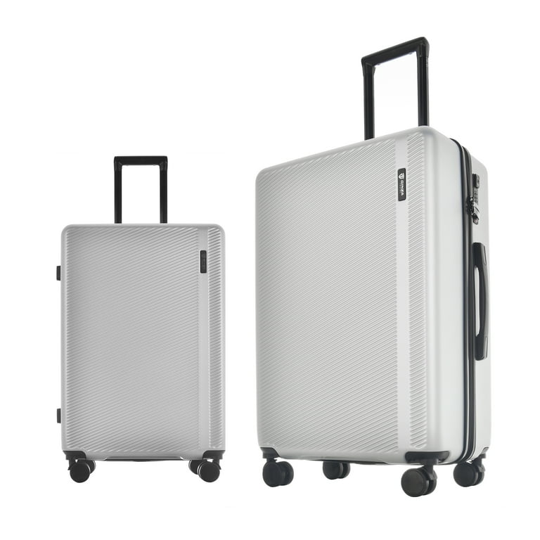 2 piece luggage outlet set with spinner wheels