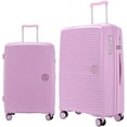 thumbnail image 1 of Ginza Travel 2 Piece Luggage Sets Hard Shell Suitcase Set with Spinner Wheels for Travel Trips Business 20" 28", 1 of 5