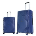 thumbnail image 1 of Ginza Travel 2-Piece PP Portable Luggage Set,20"+28" Lightweight Expandable Luggage Spinner Suitcase Set,Blue, 1 of 9