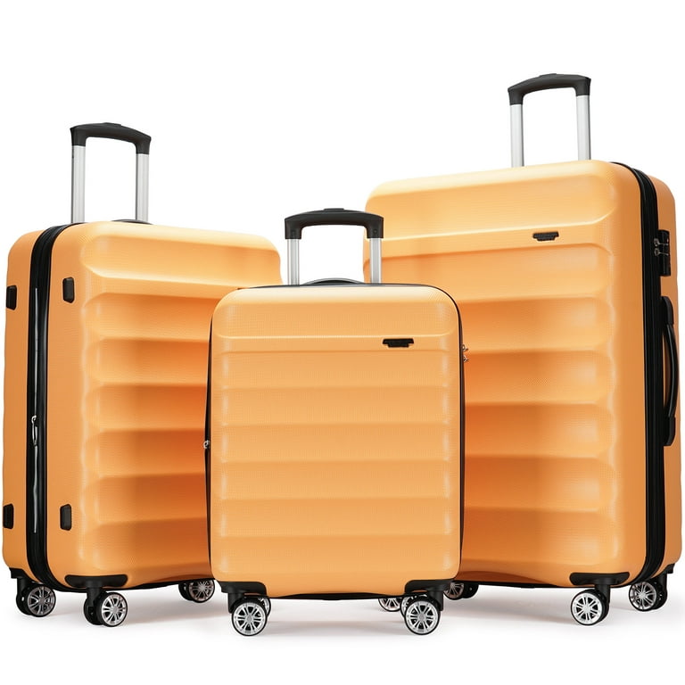 Ginza Travel 28 Checked Luggage,Hard Suitcase with Spinner Wheels, Travel  Luggage Set,Light Pink