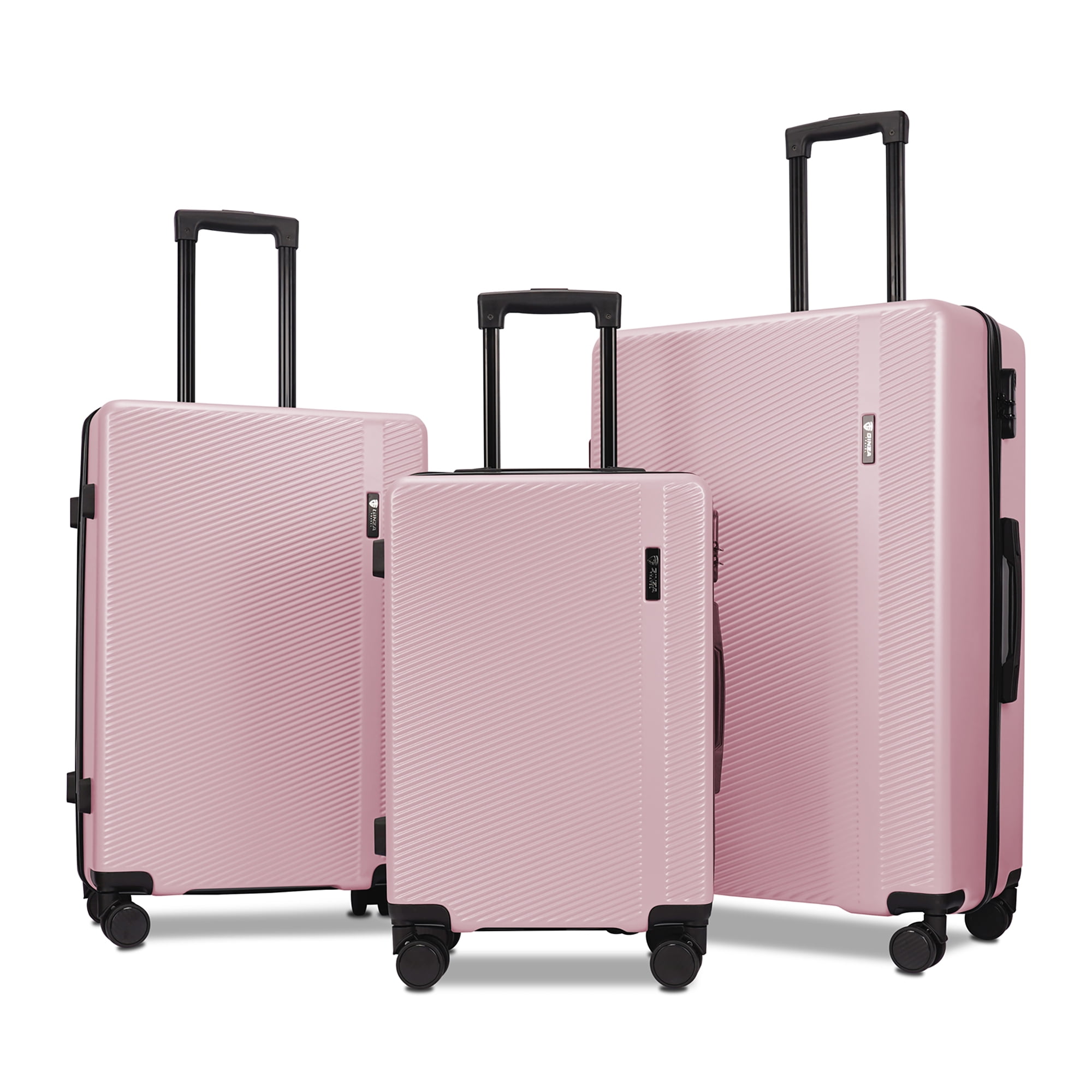 Ginza Travel 3 Piece Luggage Sets ABS Hardshell Hardside Lightweight