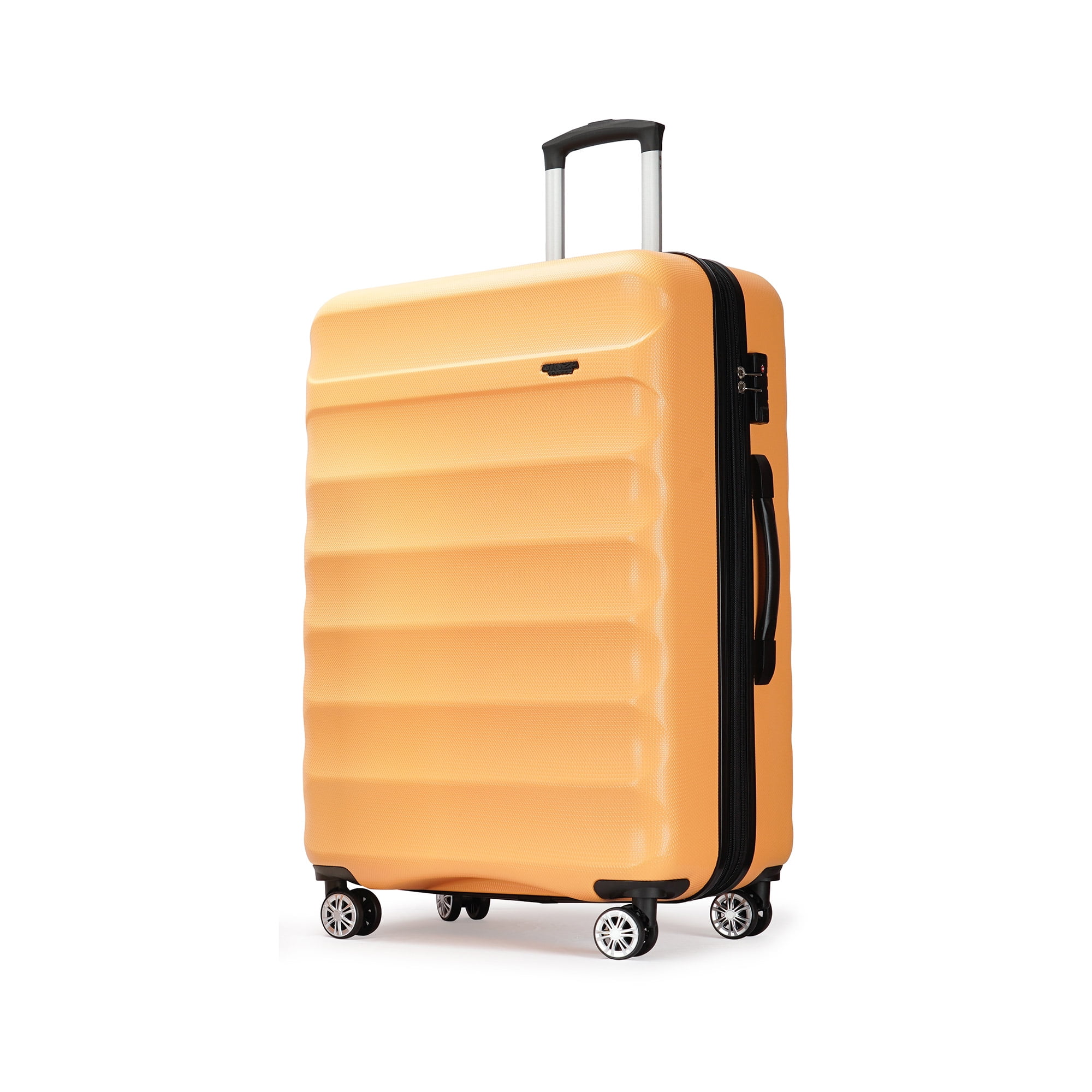 GinzaTravel 28 inch Expandable Luggage,Large Suitcase with Wheels,Yellow GinzaTravel 28 inch Expandable Luggage,Large Suitcase with Wheels,Yellow