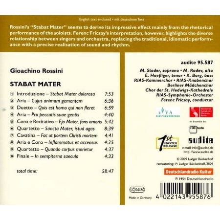 Gioacchino Rossini - Edition Ferenc Fricsay 11 - Music & Performance - CD