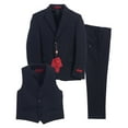 thumbnail image 1 of Gioberti Boy's Formal 3-Piece Suit, Jacket, Vest, and Dress Pants Suit Set, 1 of 4