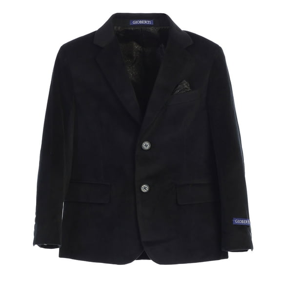 Gioberti Boys Formal Velvet Blazer