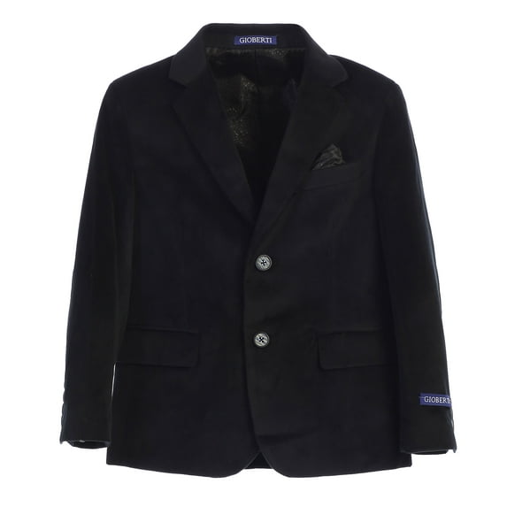 Gioberti Boys Formal Velvet Blazer
