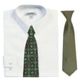 thumbnail image 1 of Gioberti Boy's Long Sleeve Dress Shirt with Design Tie Set, 1 of 5